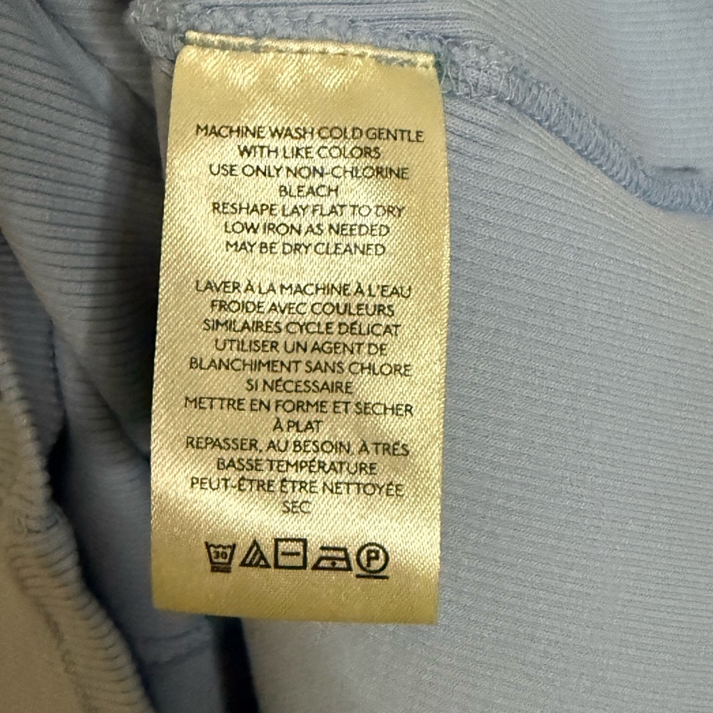 {Maeve by Anthropologie}-Size M-Light Blue Short Sleeve Top - Picture 5 of 6